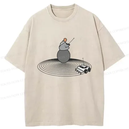 Tokyo-Tiger Interesting Zen Washed T-Shirt