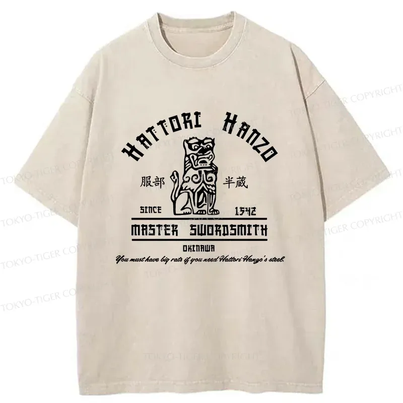 Tokyo-Tiger Hattori Hanzo Gourmet Washed T-Shirt
