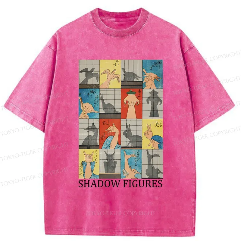 Tokyo-Tiger Traditional Gesture Shadow Washed T-Shirt