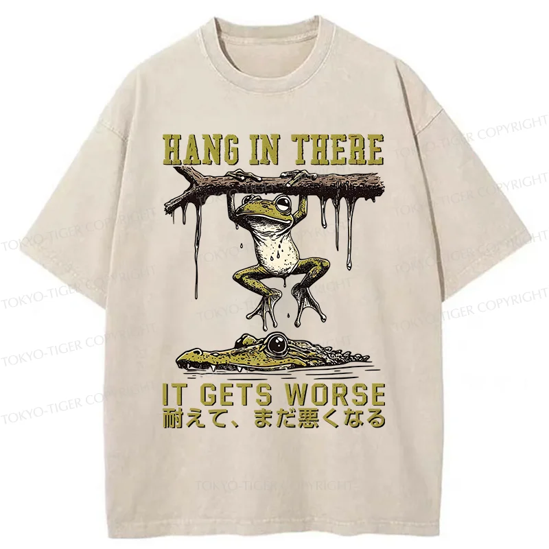 Tokyo-Tiger Desperate Frog Washed T-Shirt
