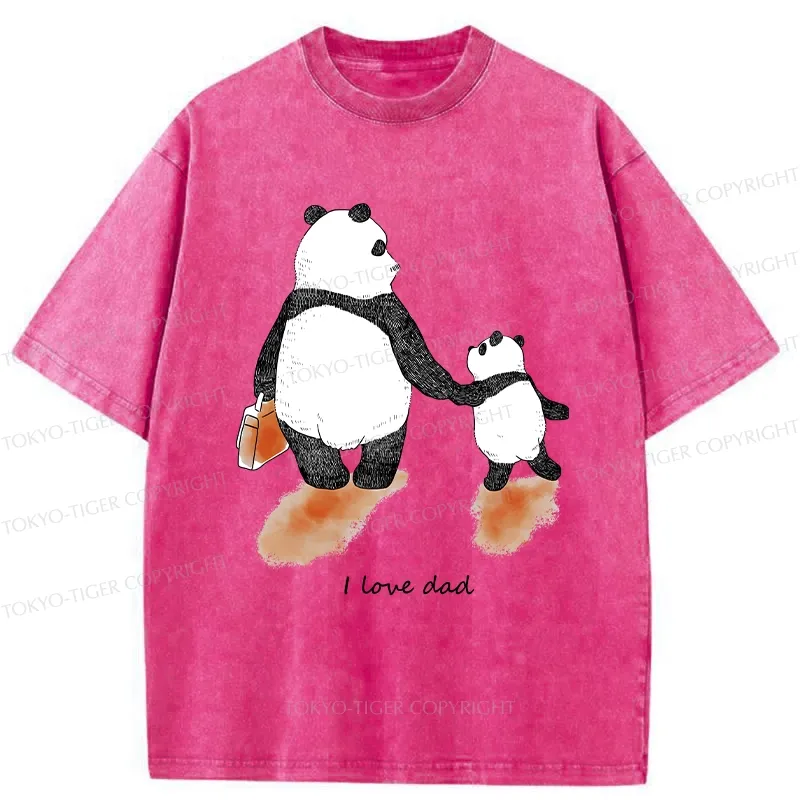 Tokyo-Tiger I Love My Father Washed T-Shirt