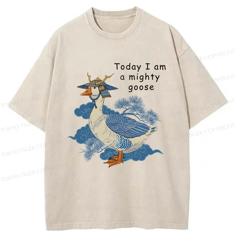 Tokyo-Tiger Mighty Goose Washed T-Shirt