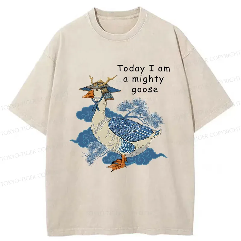 Tokyo-Tiger Mighty Goose Washed T-Shirt