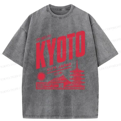 Tokyo-Tiger Vintage Kyoto Washed T-Shirt