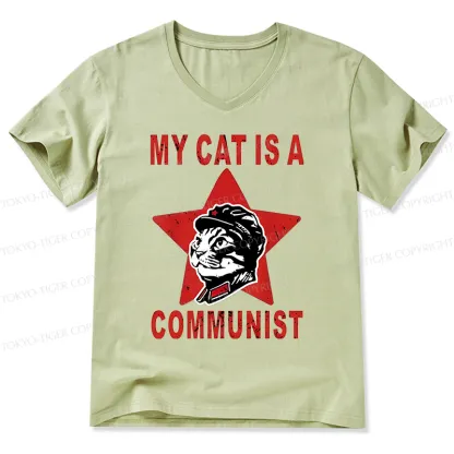 Tokyo-Tiger Funny Cat-ism V-Neck Classic T-Shirt