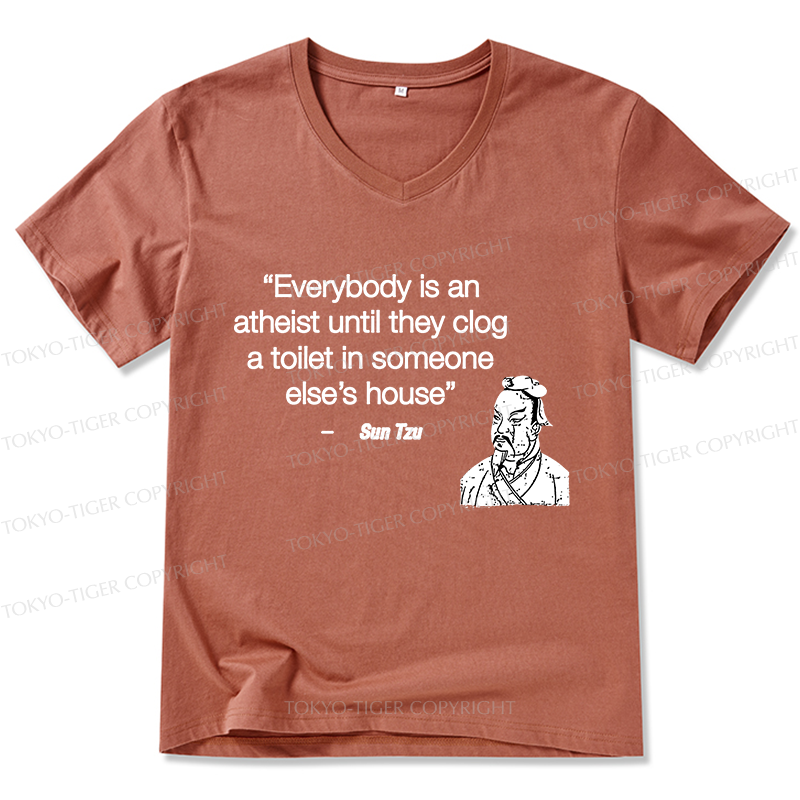 Tokyo-Tiger Funny Sun Tzu Saying V-Neck Classic T-Shirt
