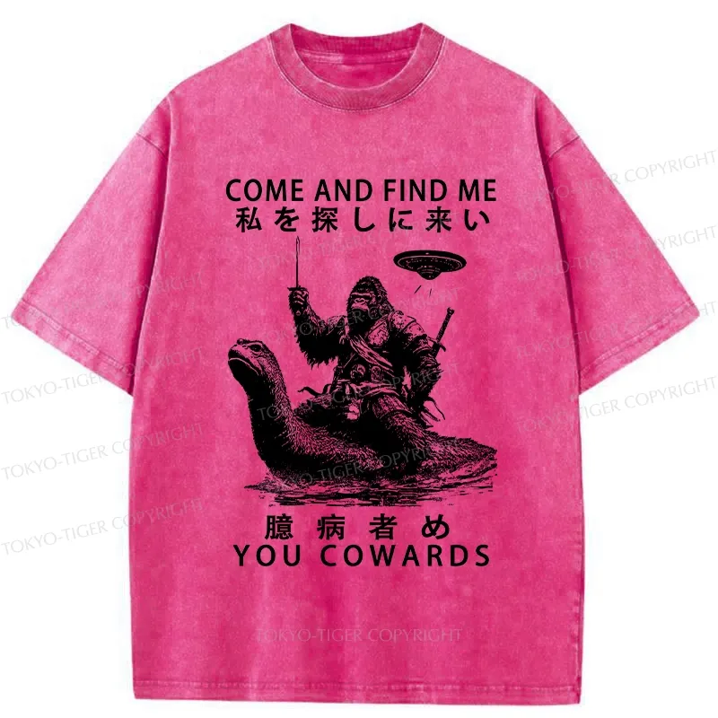 Tokyo-Tiger Can You Find Us Washed T-Shirt