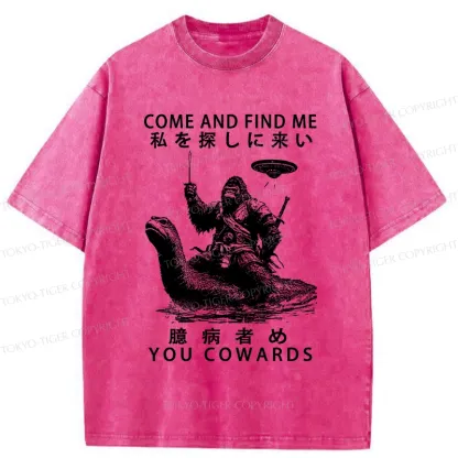 Tokyo-Tiger Can You Find Us Washed T-Shirt