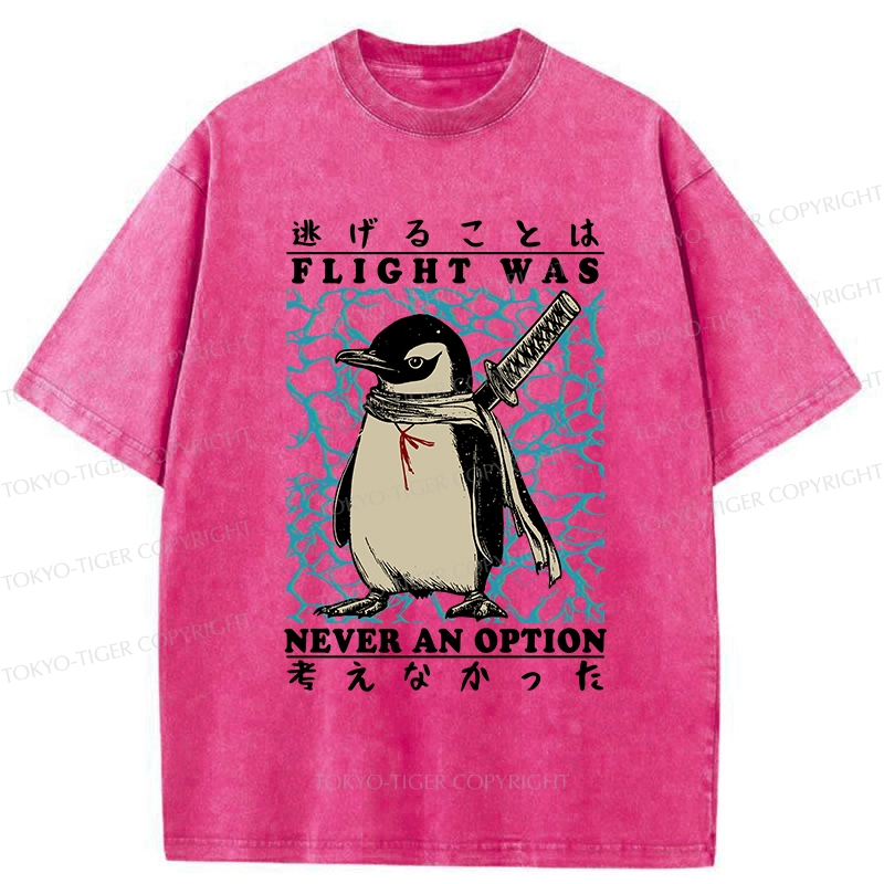 Tokyo-Tiger Ninja Penguin Washed T-Shirt