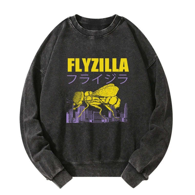 Tokyo-Tiger Giant Fly Japanese Washed Sweatshirt Sale