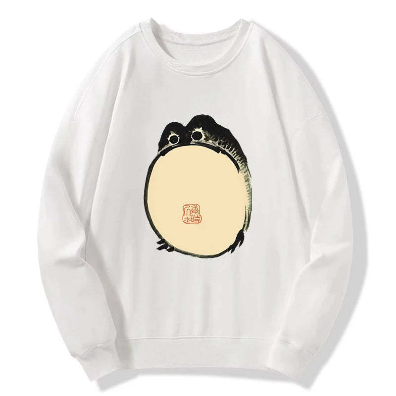 Tokyo-Tiger Grumpy Frog Japanese Sweatshirt Sale