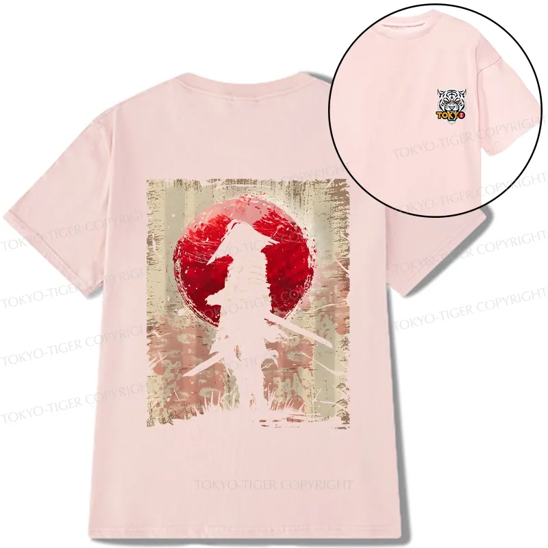 Tokyo-Tiger Samurai Front Back Classic T-Shirt