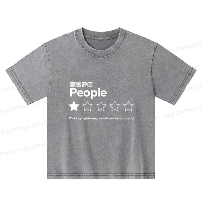 Tokyo-Tiger Evaluation People Kids Washed T-Shirt