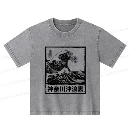 Tokyo-Tiger Legendary Wave Kids Washed T-Shirt