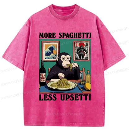 Tokyo-Tiger More Spaghetti Less Upset Bigfoot Washed T-Shirt