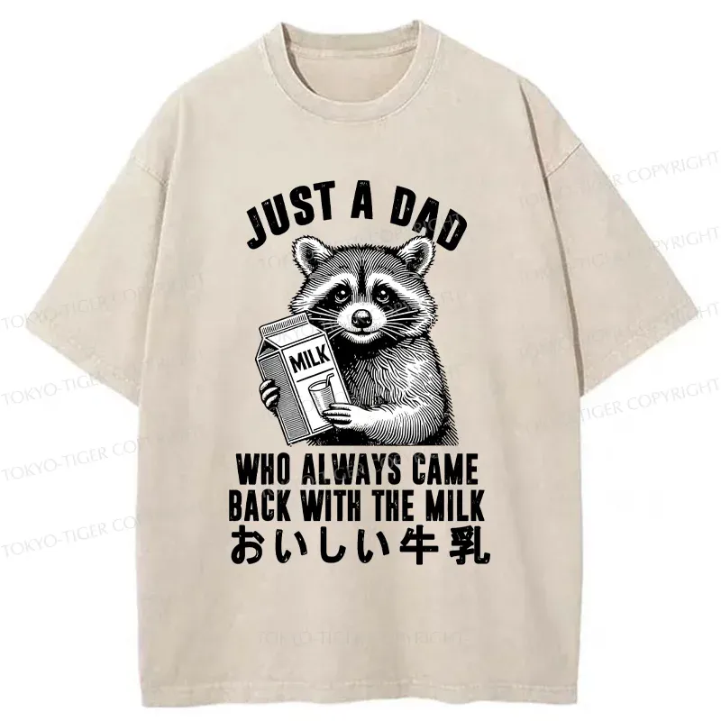 Tokyo-Tiger Father Brings Milk Washed T-Shirt