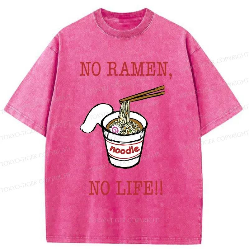 Tokyo-Tiger Life Must Have Ramen Washed T-Shirt