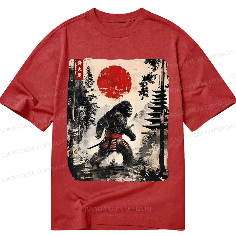 Tokyo-Tiger Japanese Samurai Bigfoot Classic T-Shirt