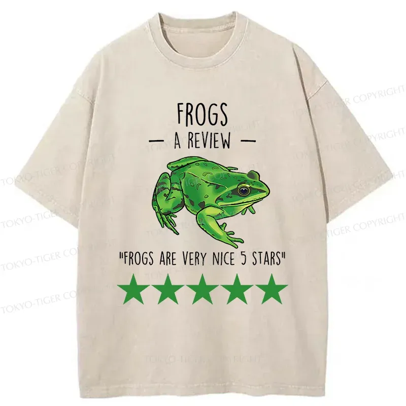 Tokyo-Tiger Five Star Recommended Frog Washed T-Shirt