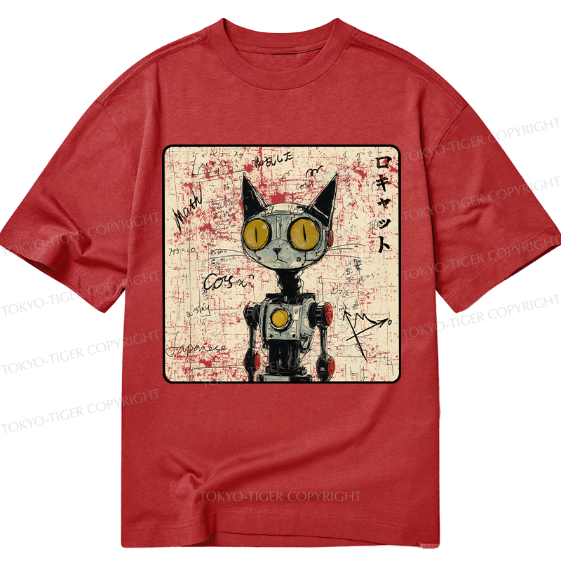 Tokyo-Tiger Robot Cat Classic T-Shirt