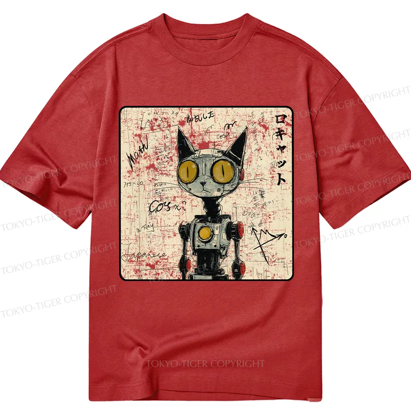 Tokyo-Tiger Robot Cat Classic T-Shirt