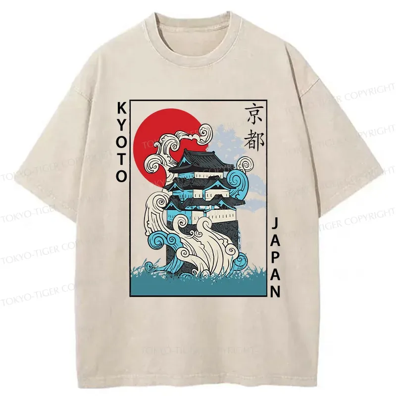 Tokyo-Tiger Kyoto Bonsai Washed T-Shirt