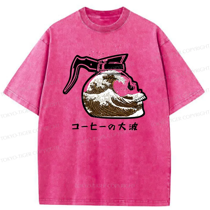 Tokyo-Tiger The Skeleton Contains Waves Washed T-Shirt