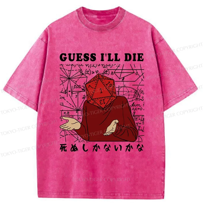 Tokyo-Tiger I Think I Might Die Washed T-Shirt