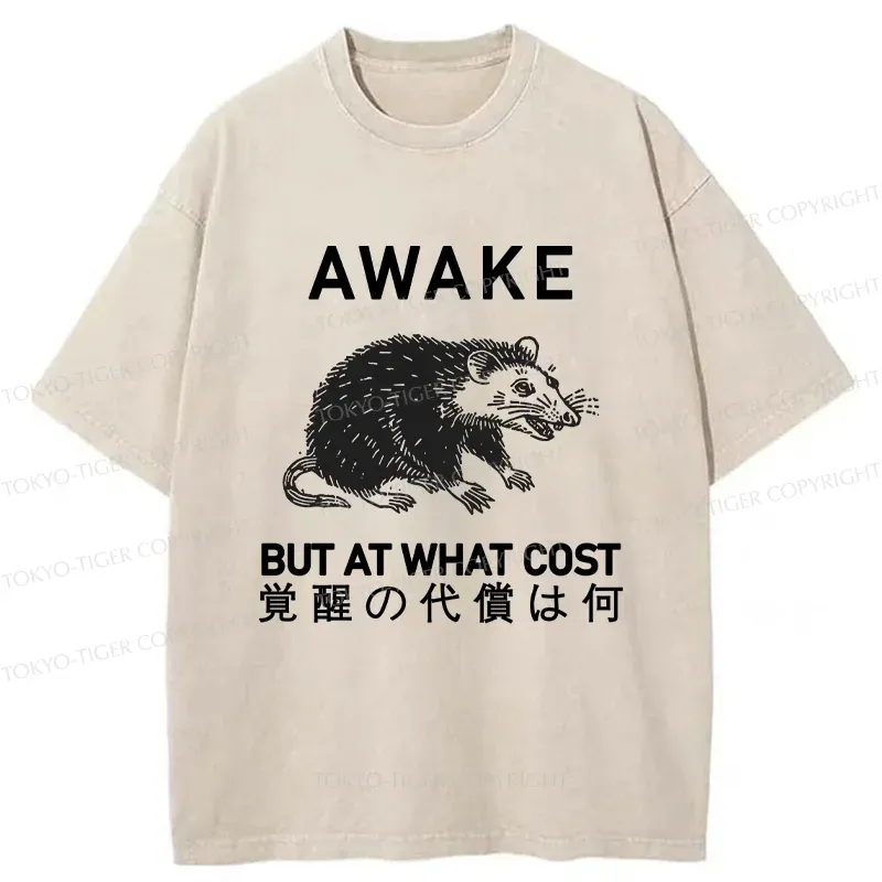 Tokyo-Tiger Desperate Possum Washed T-Shirt