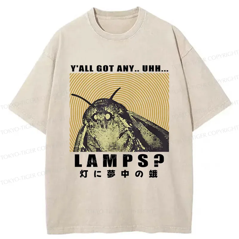 Tokyo-Tiger Moth Obsessed With The Light Washed T-Shirt