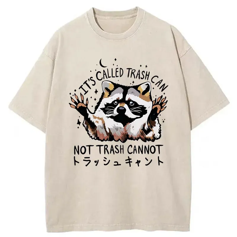 Tokyo-Tiger Adorable Raccoon Washed T-Shirt