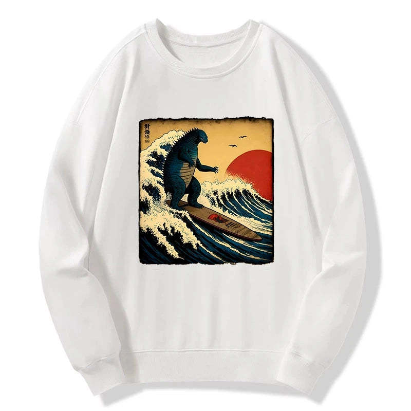 Tokyo-Tiger The Great Wave Sweatshirt