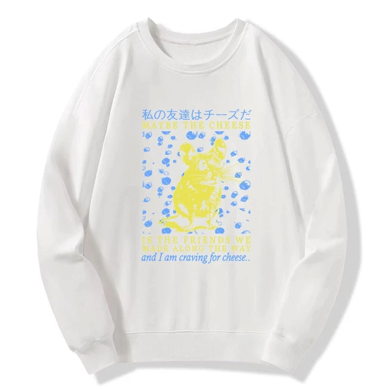 Tokyo-Tiger My Friend Is Cheese Sweatshirt