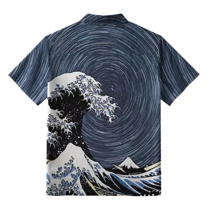 Tokyo-Tiger Great Wave Button-up Shirt