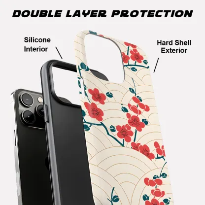 Tokyo-Tiger Blossom Wave Phone Case