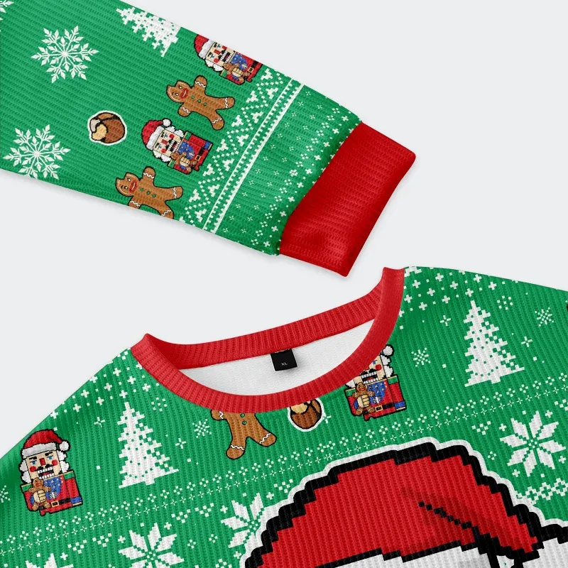 Tokyo-Tiger Nutcracker Funny Christmas Ugly Sweatshirt