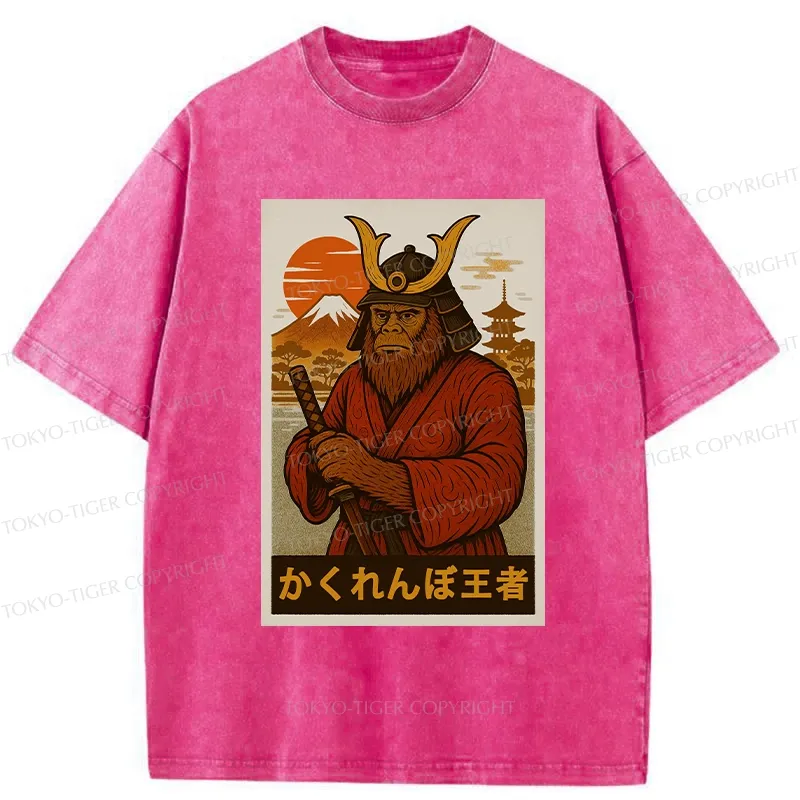 Tokyo-Tiger Hide And Seek Champion Bigfoot Washed T-Shirt