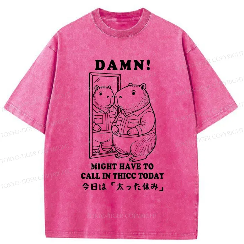 Tokyo-Tiger Fatty's Day Off Washed T-Shirt