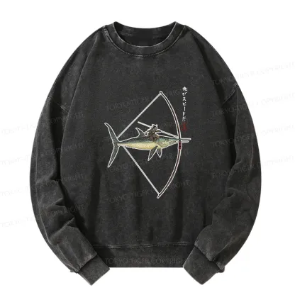 Tokyo-Tiger I Am Speed Washed Sweatshirt