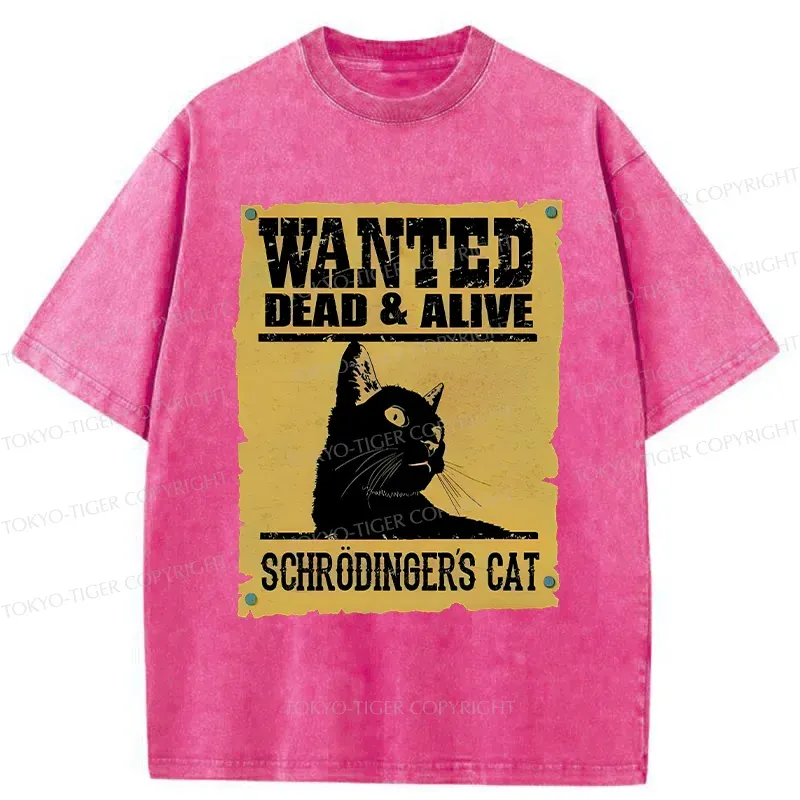 Tokyo-Tiger Wanted Cat Washed T-Shirt