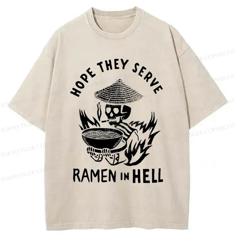 Tokyo-Tiger Hell Ramen Washed T-Shirt