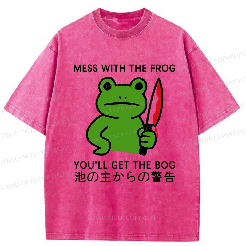 Tokyo-Tiger Don't Mess With The Frog Washed T-Shirt
