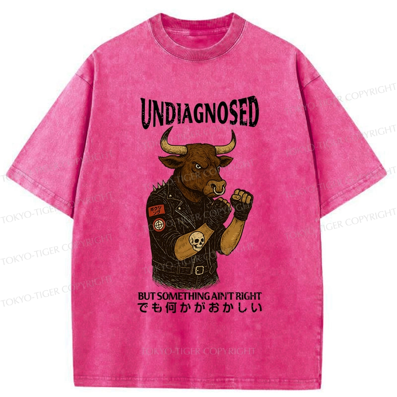 Tokyo-Tiger Undiagnosed But Something Ain't Right Washed T-Shirt
