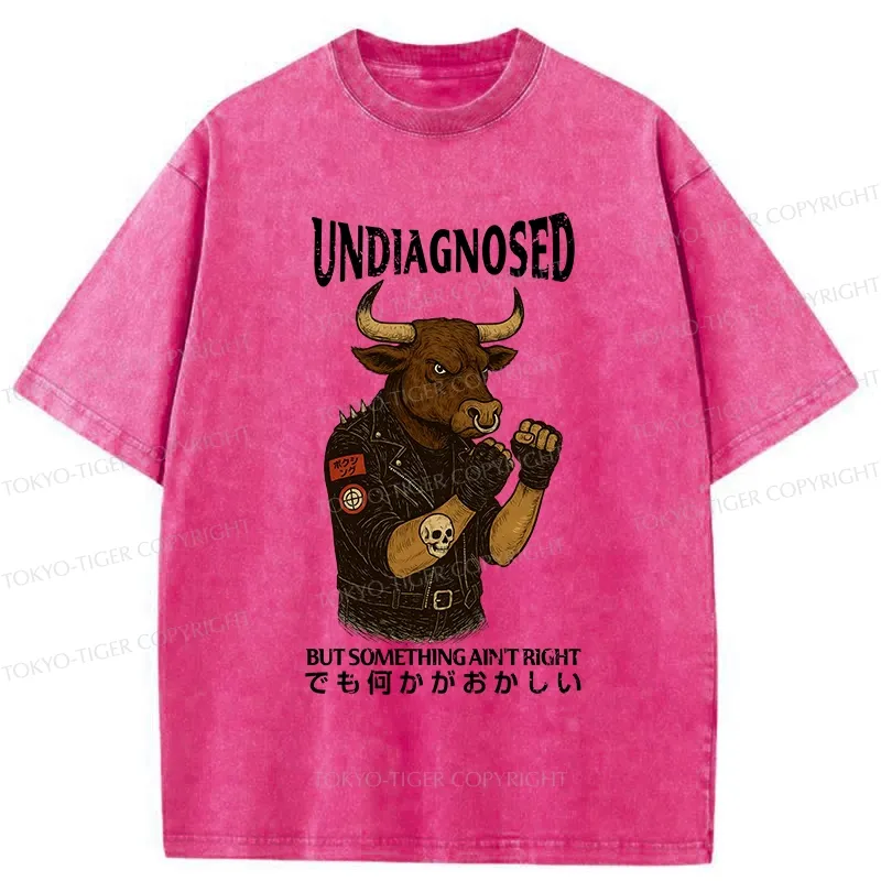 Tokyo-Tiger Undiagnosed But Something Ain't Right Washed T-Shirt
