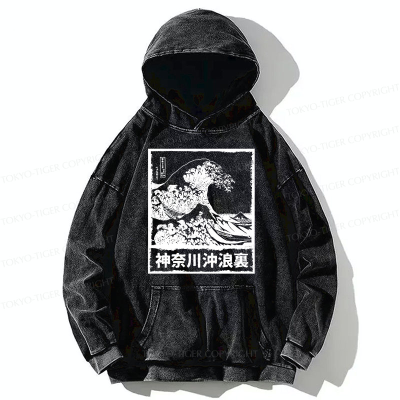Tokyo-Tiger Legendary Wave Washed Hoodie