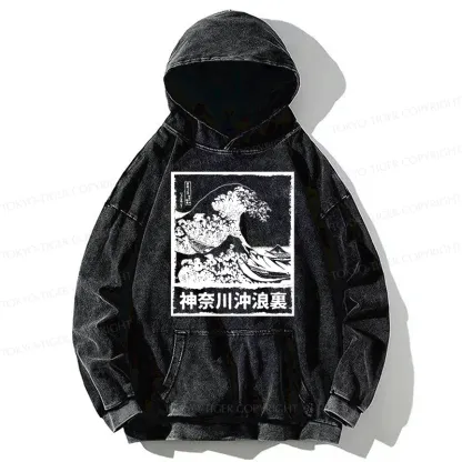 Tokyo-Tiger Legendary Wave Washed Hoodie