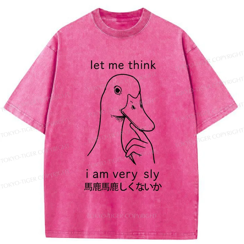 Tokyo-Tiger Thinking Goose Washed T-Shirt