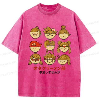 Tokyo-Tiger Otaku Ramen Club Washed T-Shirt