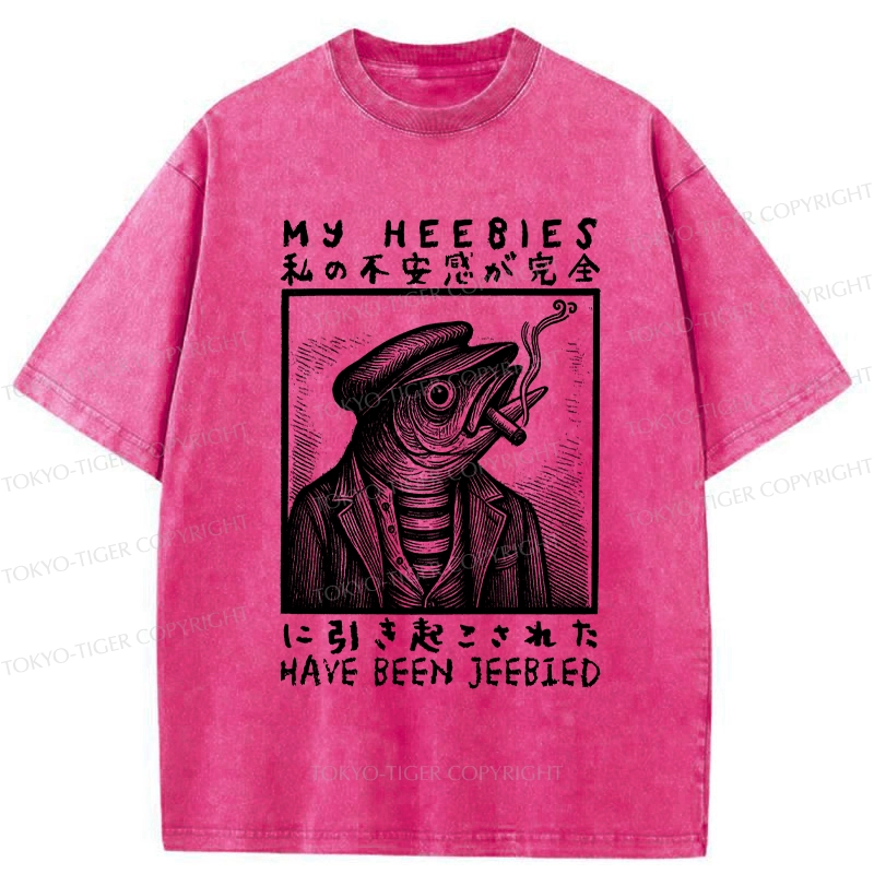 Tokyo-Tiger My Heebies Have Been Jeebied Washed T-Shirt