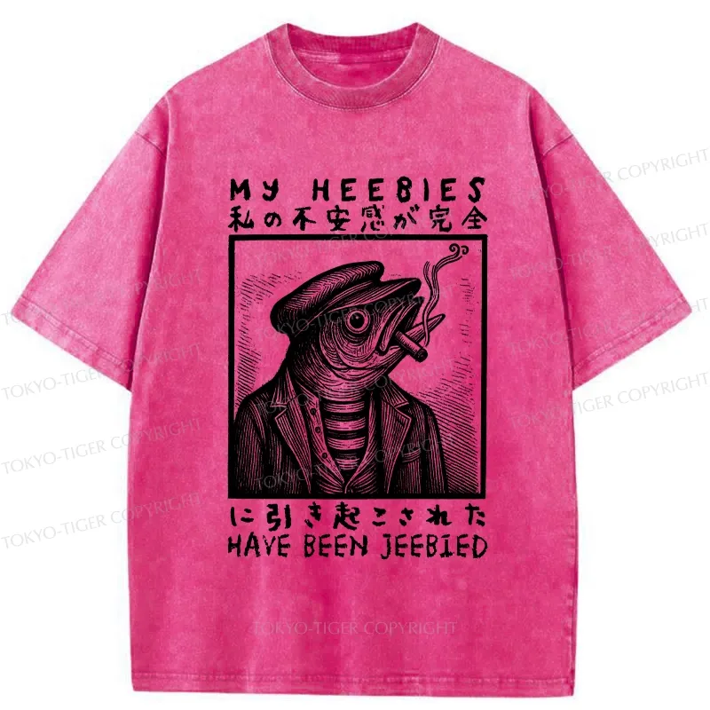 Tokyo-Tiger My Heebies Have Been Jeebied Washed T-Shirt